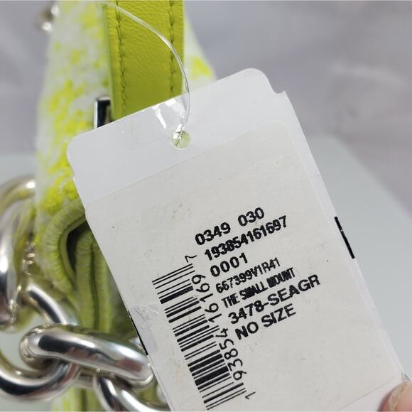 NWT$3,600 Bottega Veneta Small Boucle Mount Envelope Chain Shoulder Seagrass Bag - Picture 16 of 16